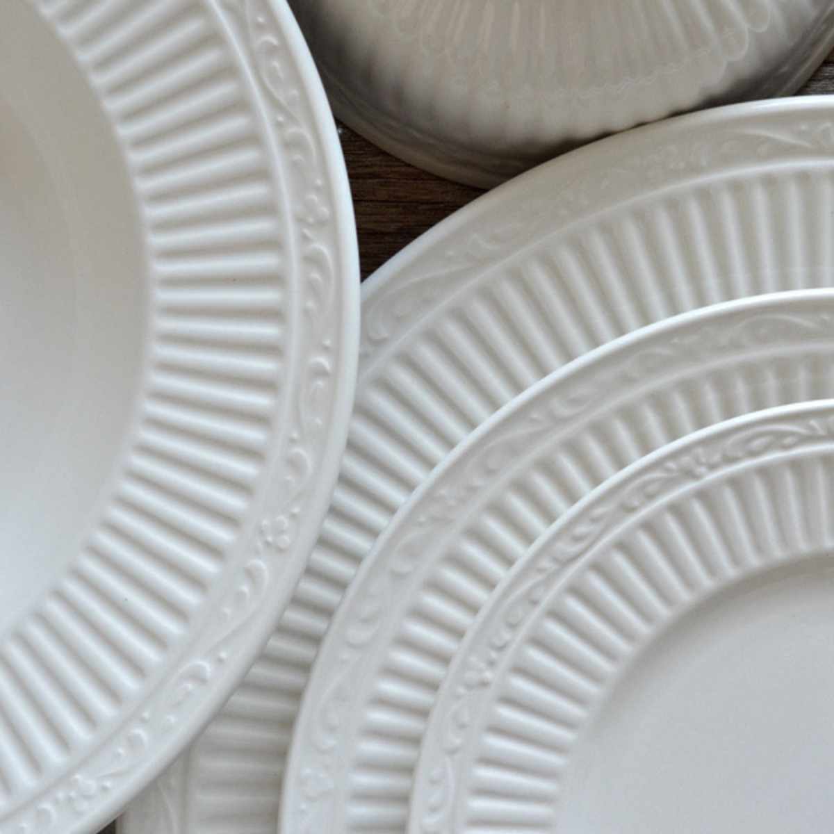 プレート 28cm イタリアンカントリーサイド 洋食器 硬質陶器 3枚セット