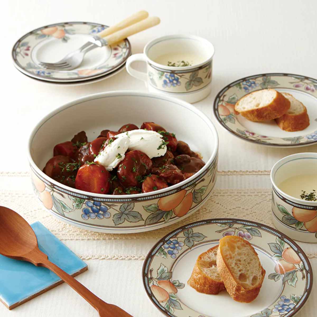 シリアルボウル 16cm 洋食器 ガーデンハーベスト 硬質陶器 （ 皿