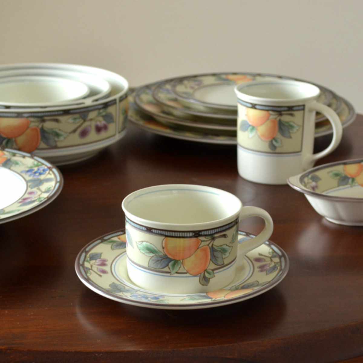 カップ＆ソーサー 270ml 洋食器 ガーデンハーベスト 硬質陶器