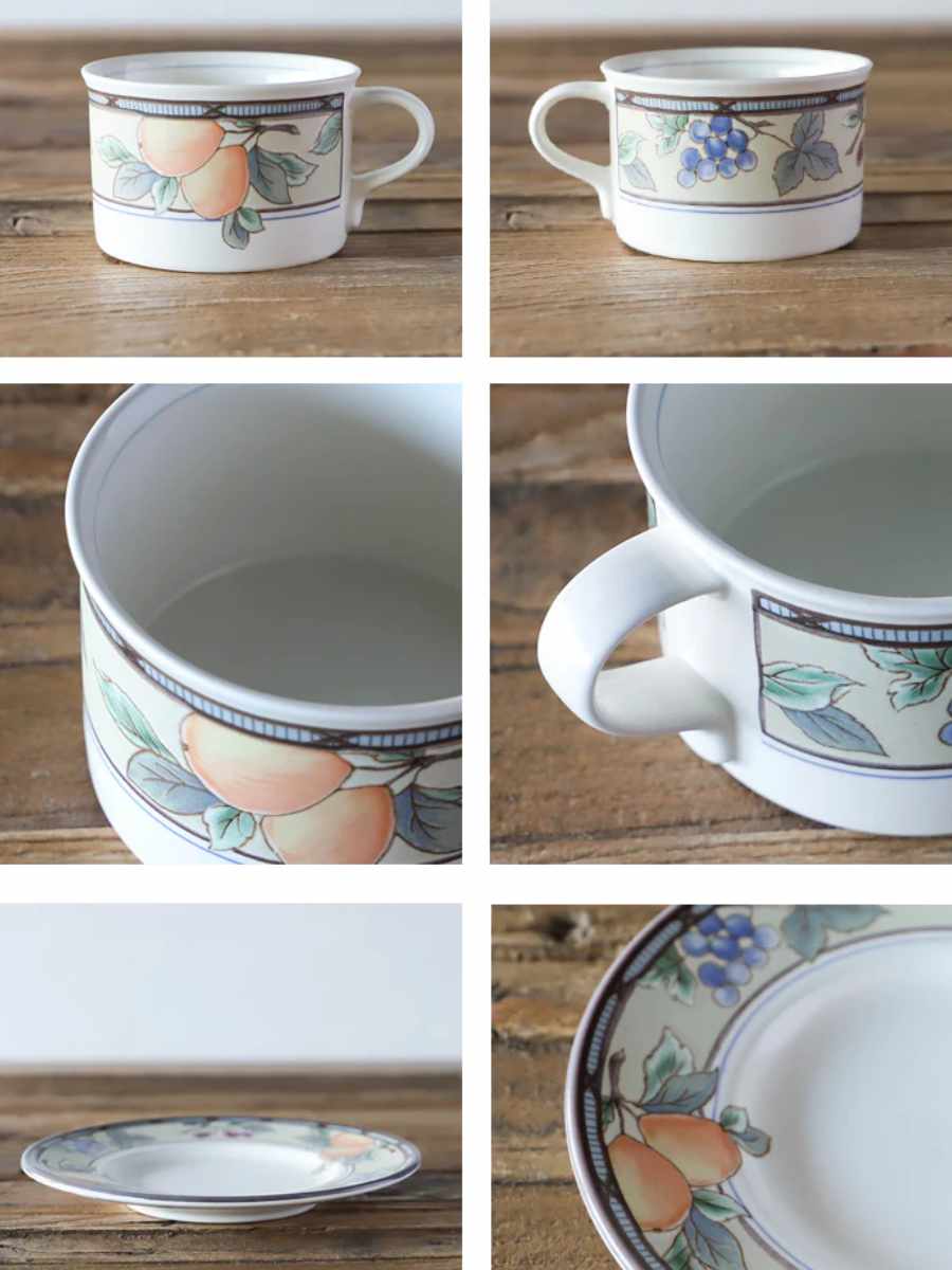 カップ＆ソーサー 270ml 洋食器 ガーデンハーベスト 硬質陶器