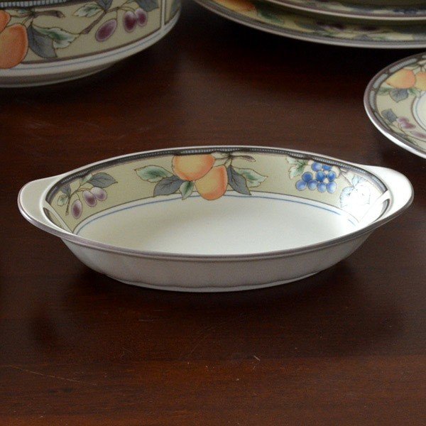 グラタン皿 19cm 洋食器 ガーデンハーベスト 硬質陶器 6枚セット