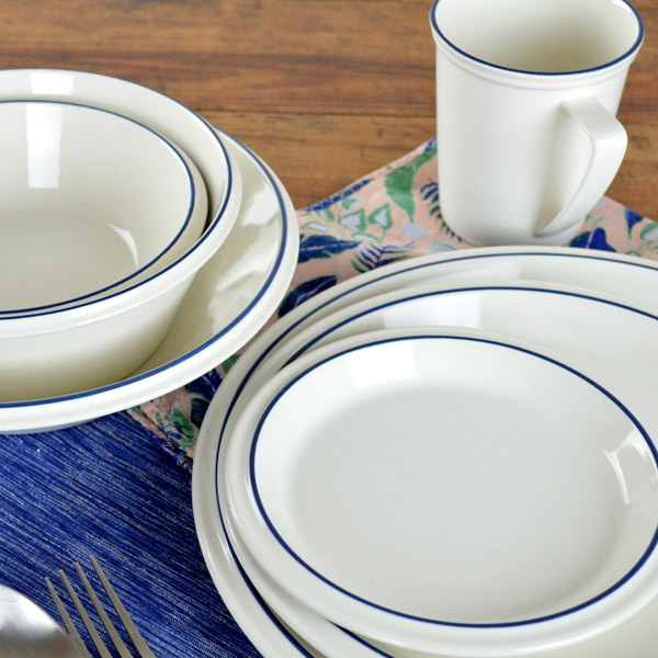 プレート 16cm コンコード ブルーライン 洋食器 陶器 （ 食器 皿 中皿