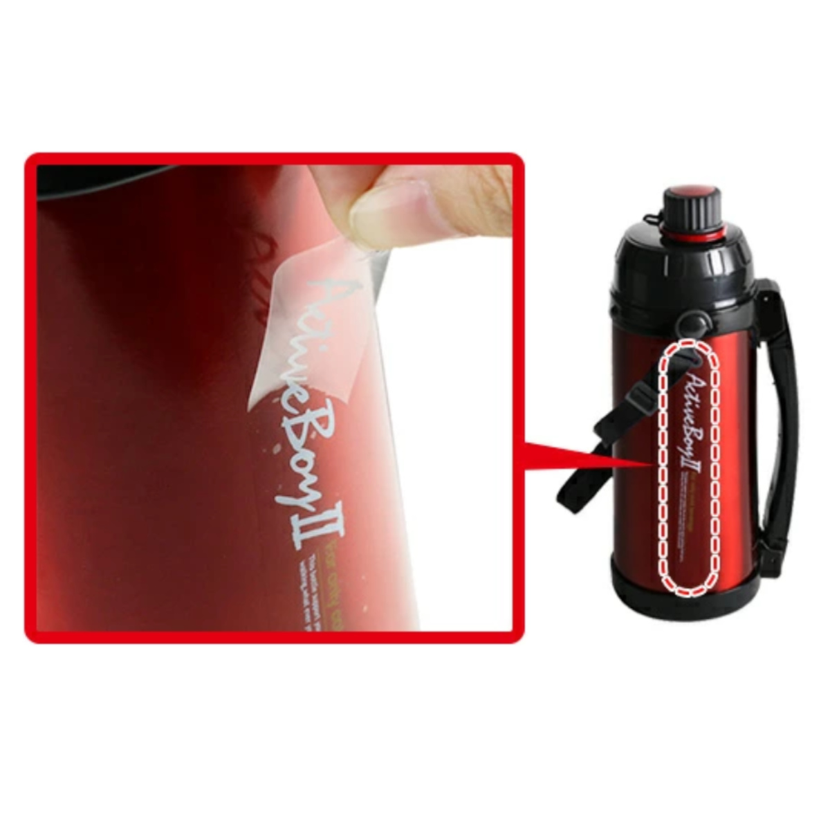 水筒 直飲み ダイレクトステンレスボトル 1L アクティブボーイ2