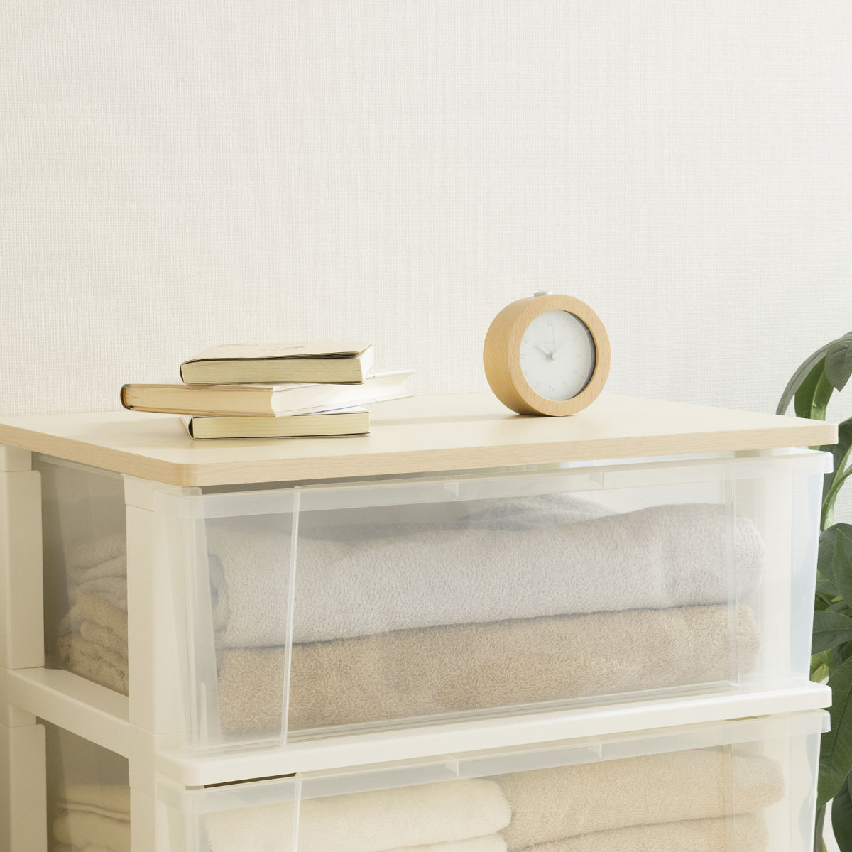 JEJアステージ チェスト 3段 幅54×奥行40×高さ64cm コロ付き