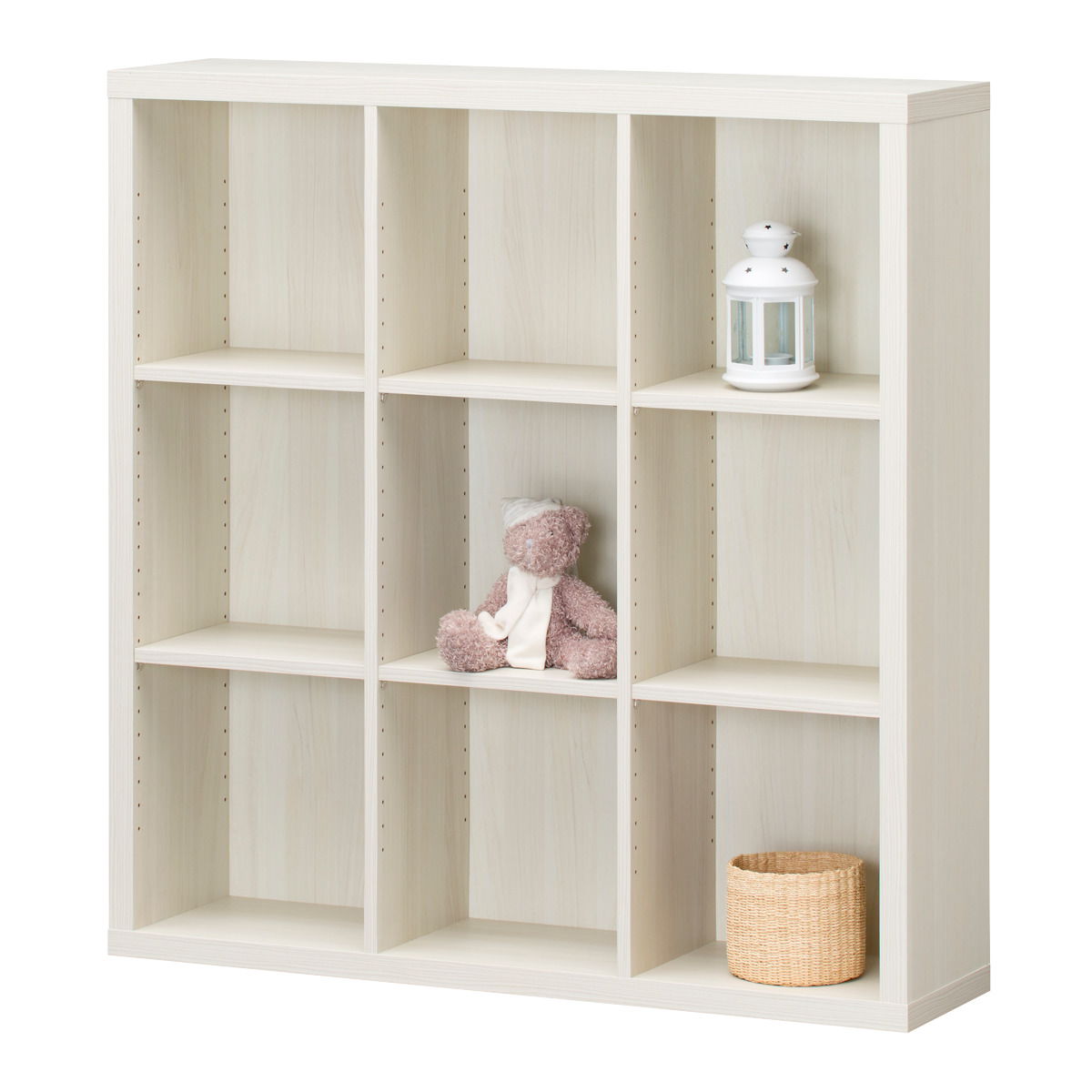 本棚 幅110cm 3段 フリーラック 3列 セパルテック （ ラック 収納棚