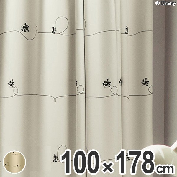 Disney（ディズニー） カーテン 遮光カーテン スミノエ ミッキー
