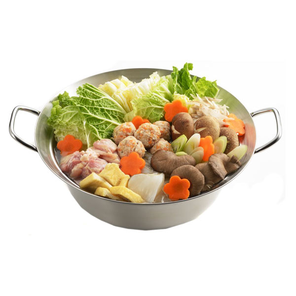 新品未使用　kela Flavoria 両手鍋 28cm 蓋付き ヨシカワ 両手鍋 28cm IH対応 美味彩菜ちゃんこ鍋 ステンレス製 日本製