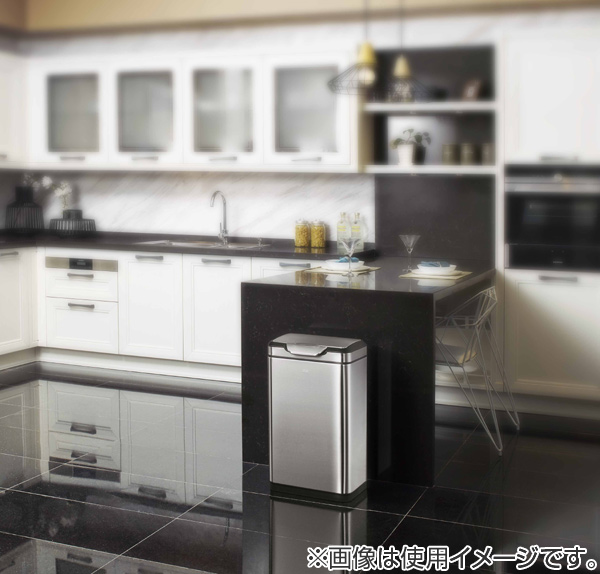 EKO ゴミ箱 20L+20L タッチプロビン ホワイト （ イーケーオー 40l 40