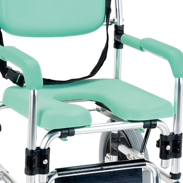 マキテック 浴用車椅子 らくらく浴用キャリー 固定式 パーキング