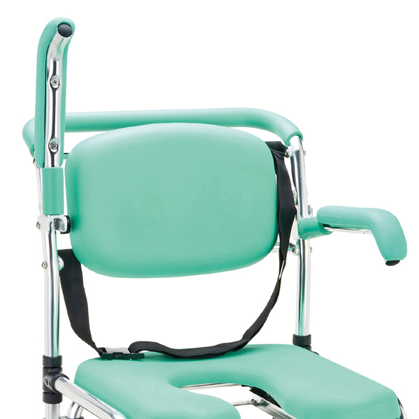 マキテック 浴用車椅子 らくらく浴用キャリー 跳ね上げ式 パーキング