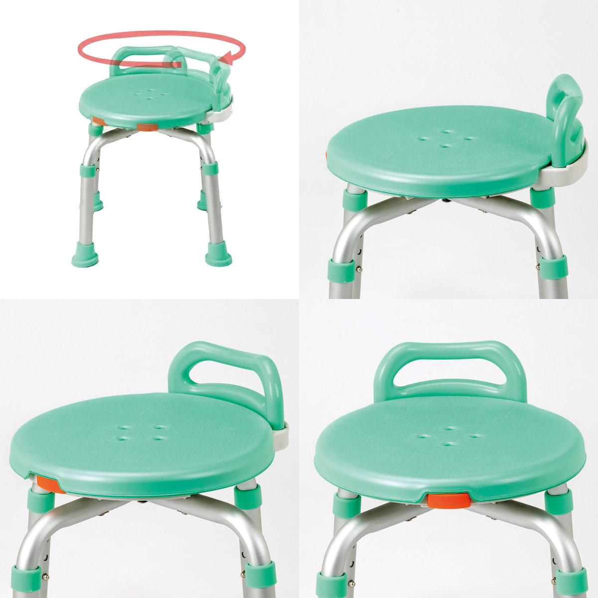 マキテック 風呂イス らくらく回転チェア （ シャワーベンチ シャワー