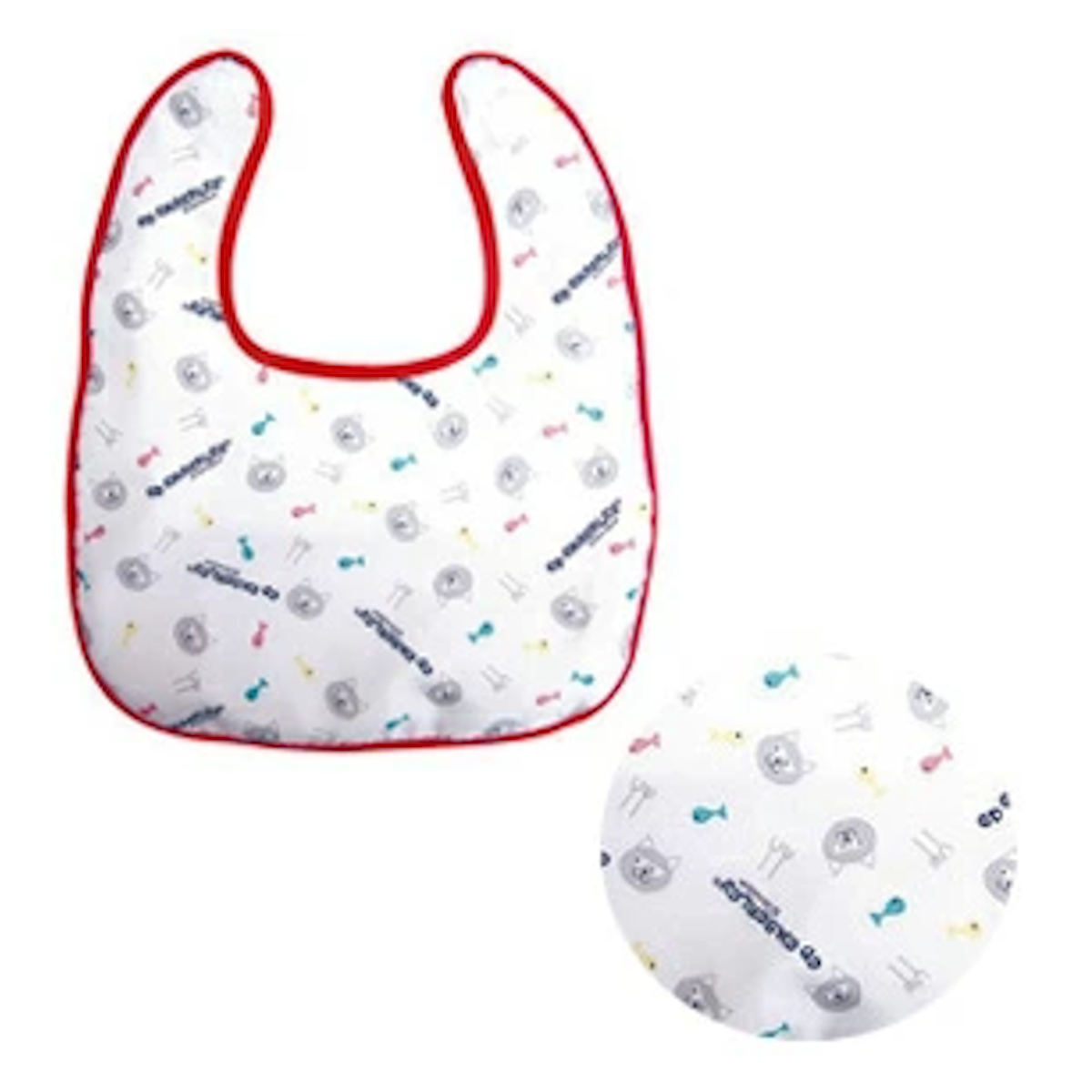 大西賢製販 （在庫処分特価）スタイ よだれかけ 面ファスナー 綿 ゴム