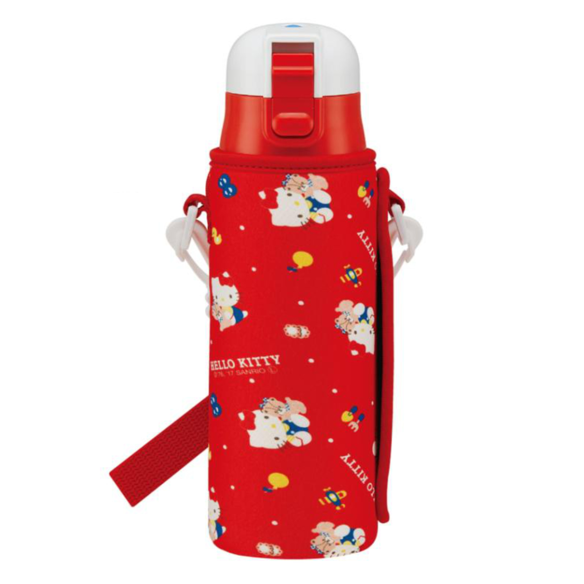 スケーター 水筒 キッズ 470ml 直飲み ステンレス ワンタッチ カバー