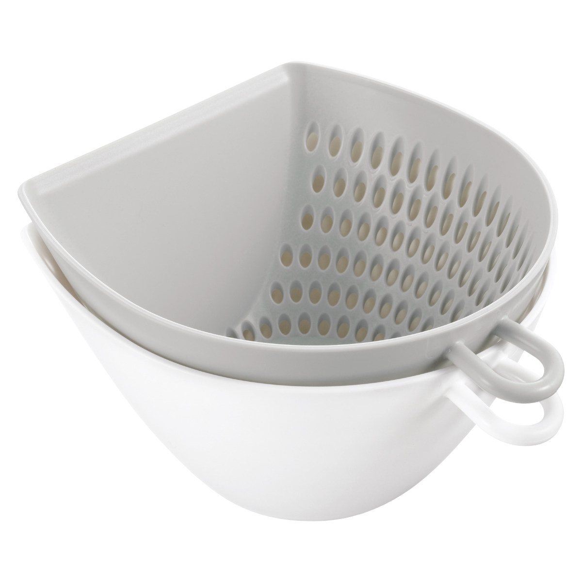 曙産業 ミニボウル2点セット ザル付き 電子レンジ対応 チリトリザル