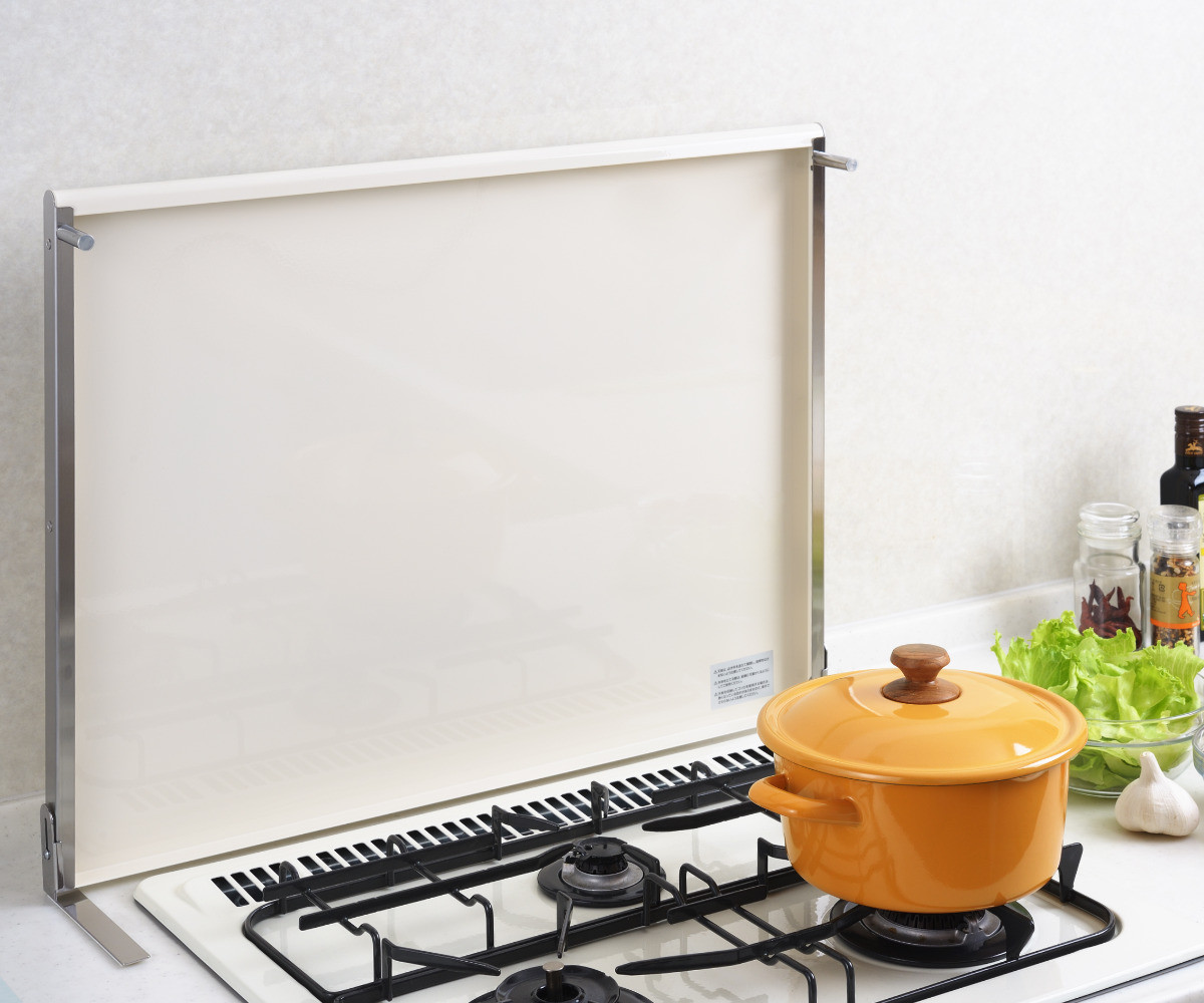 ヨシカワ コンロカバー クロネコキッチン 幅60cm用 （ 日本製 レンジ