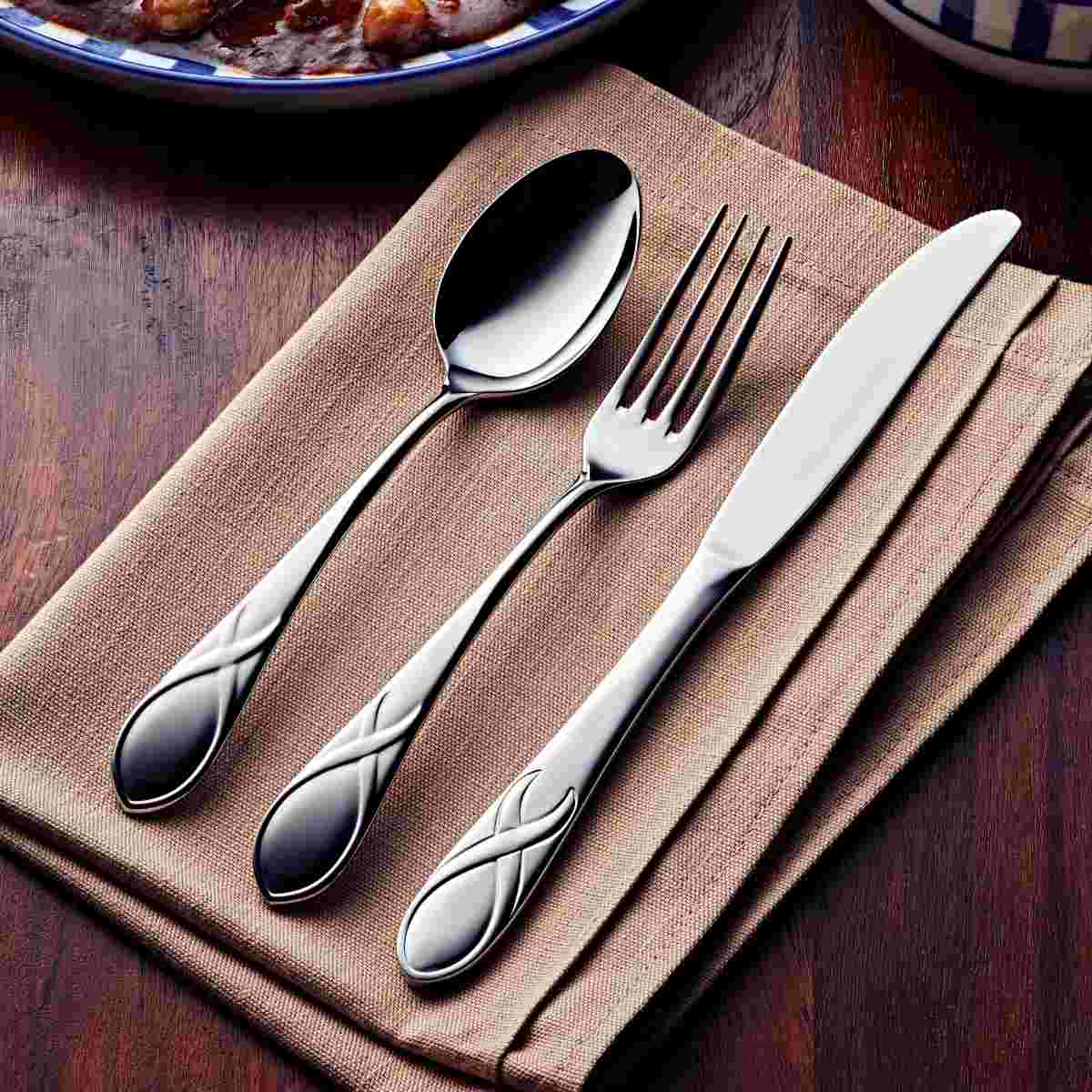 DANSK　チークデイナーカトラリー 佐藤商事 ダンスク DANSK リーフ ケーキフォーク 14.5cm ステンレス製