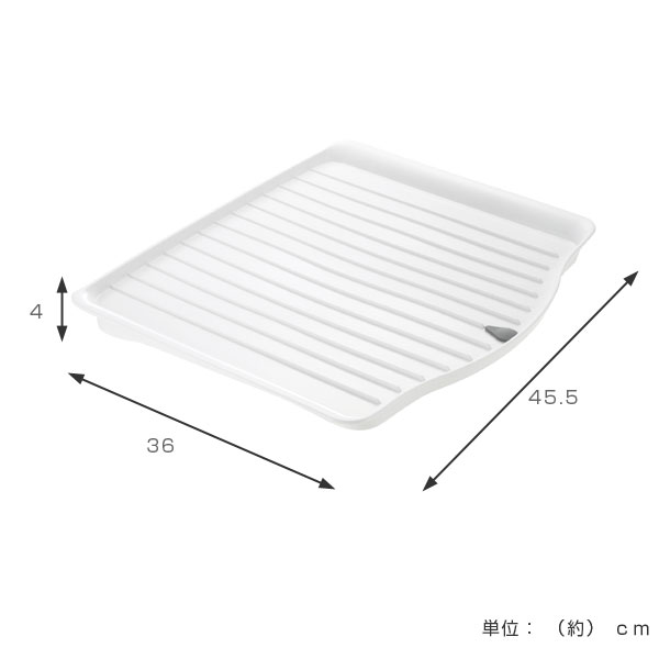 水切りトレー 水切りマット リッチェル ラクー...の詳細画像2