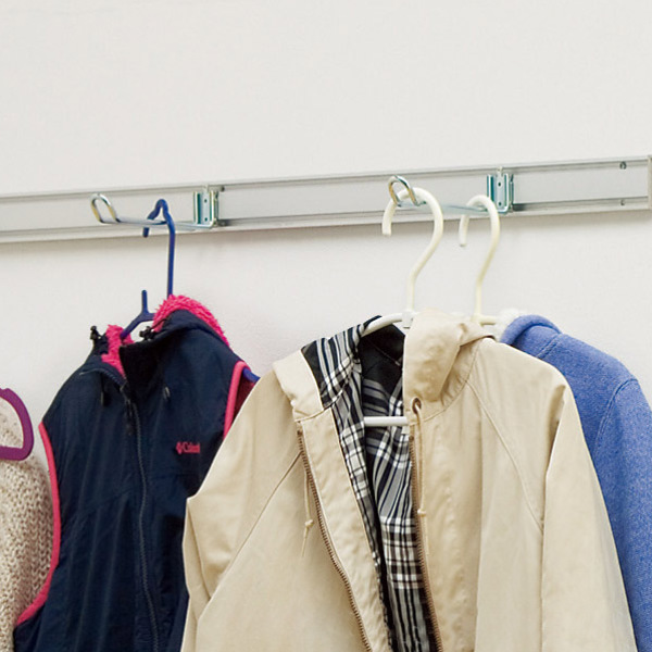 フック 15cm 壁掛け収納レール 専用 オプションパーツ （ 収納 壁掛け