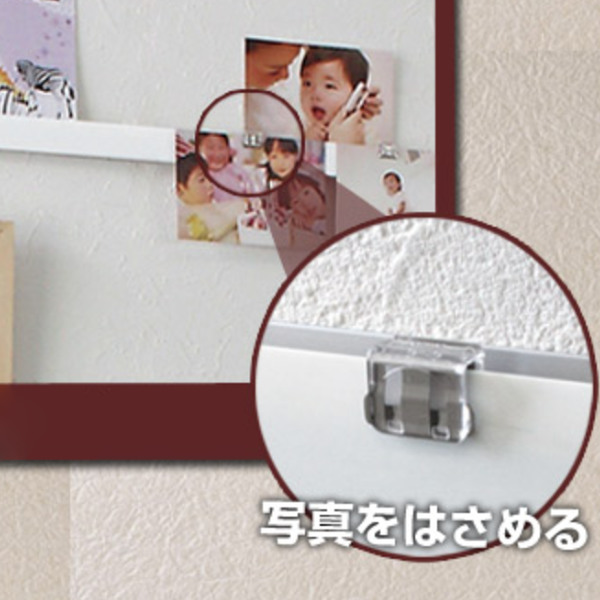 壁掛けフックハンガー 壁掛け フック ハンガーフック マルチレール 幅60.6cm ホワイト 壁面