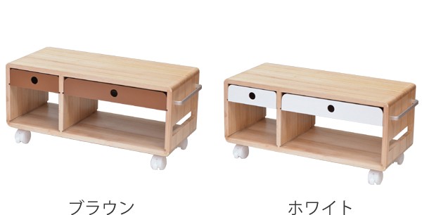 【ハンドメイド】男前キャスター付キャビネット サイドテーブル　収納棚 azm-tpn-30_1.jpg