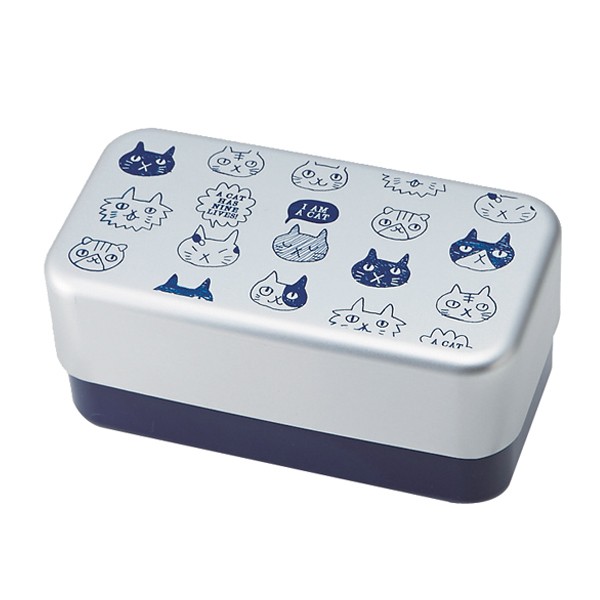 弁当箱 ねこだまり 500ml アルミ弁当箱 2段 食洗機対応 電子レンジ対応 日本製 アルミ お弁当箱 ランチボックス ねこ 猫 ネコ お弁当グッズのカラフルボックス 通販 Yahoo ショッピング