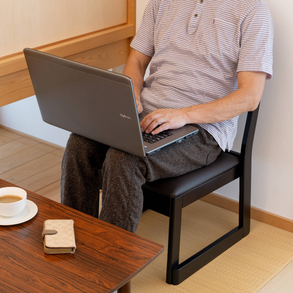 東谷 お座敷チェア ロータイプ 座面高38cm 座椅子 スタッキング