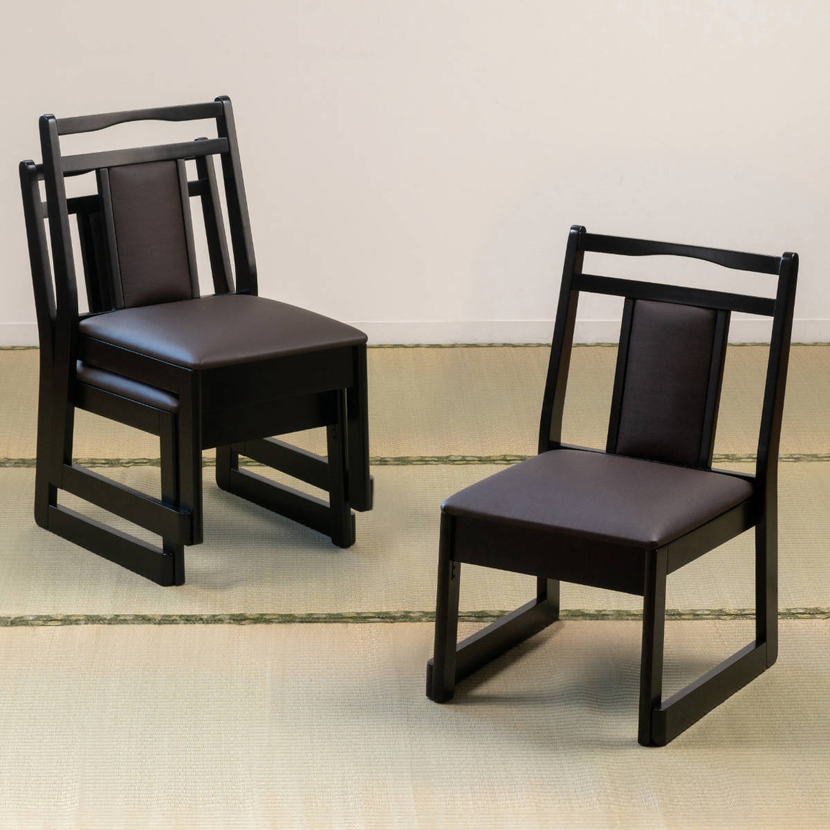 東谷 お座敷チェア ロータイプ 座面高38cm 座椅子 スタッキング