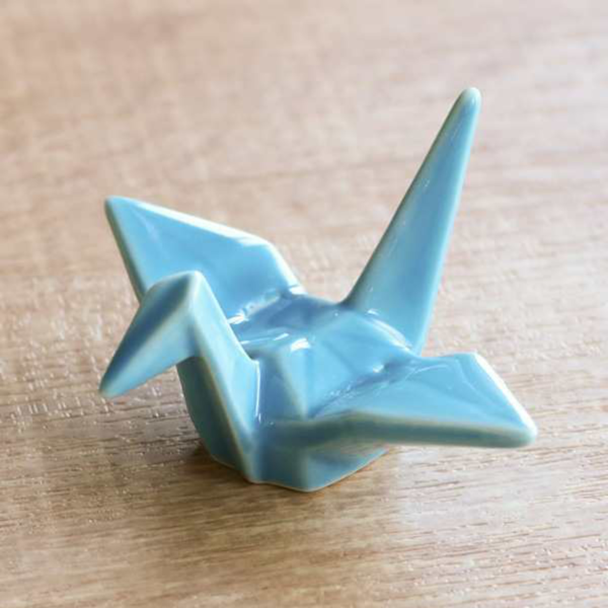 箸置き おしゃれ 折ツル 正月 はしおき 磁器 食器 白 （ カトラリー