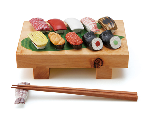 箸置き 寿司 おもしろ ネタ 磁器 正月 はしおき 食器 同種5個セット