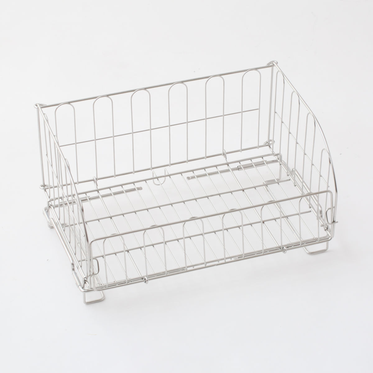 ヨシカワ 水切りラック スライド式折りたたみ水切りかご （ 日本製