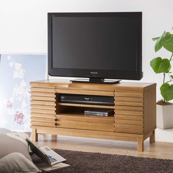 テレビ台 TVボード 天然木 シンプルデザイン タイム 幅90cm （ TV台