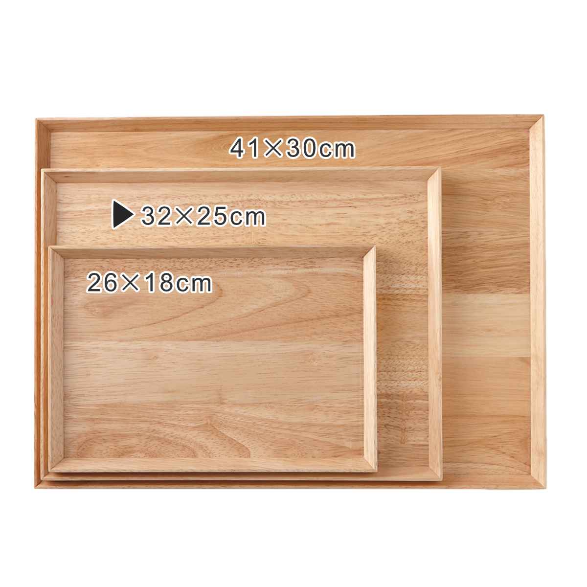 トレー 32×25cm warms 木製 ラバーウッド ( トレイ お盆 天然木 角 トレー 32×25cm warms 木製 ラバーウッド ( トレイ お盆 天然木 角