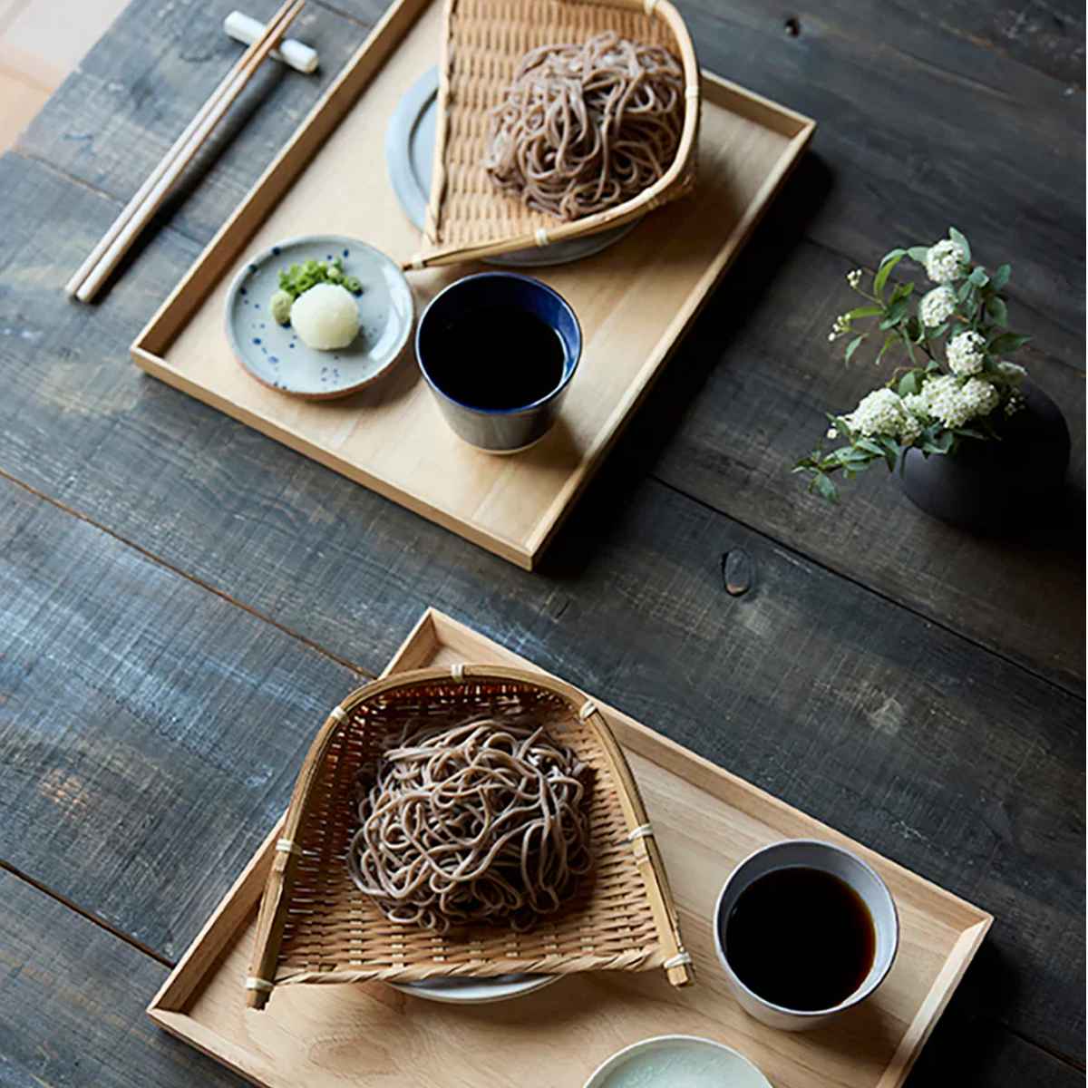 トレー 32×25cm warms 木製 ラバーウッド （ トレイ お盆 天然木 角