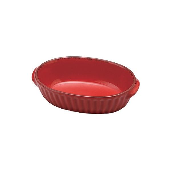 TAMAKI グラタン皿 18.5cm オーバル ギャザー （ 食洗機対応 電子