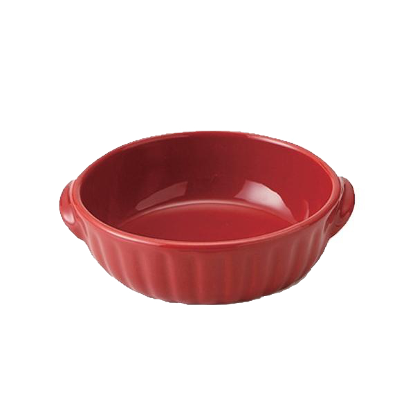 TAMAKI グラタン皿 16cm ラウンド ギャザー （ 食洗機対応 電子レンジ