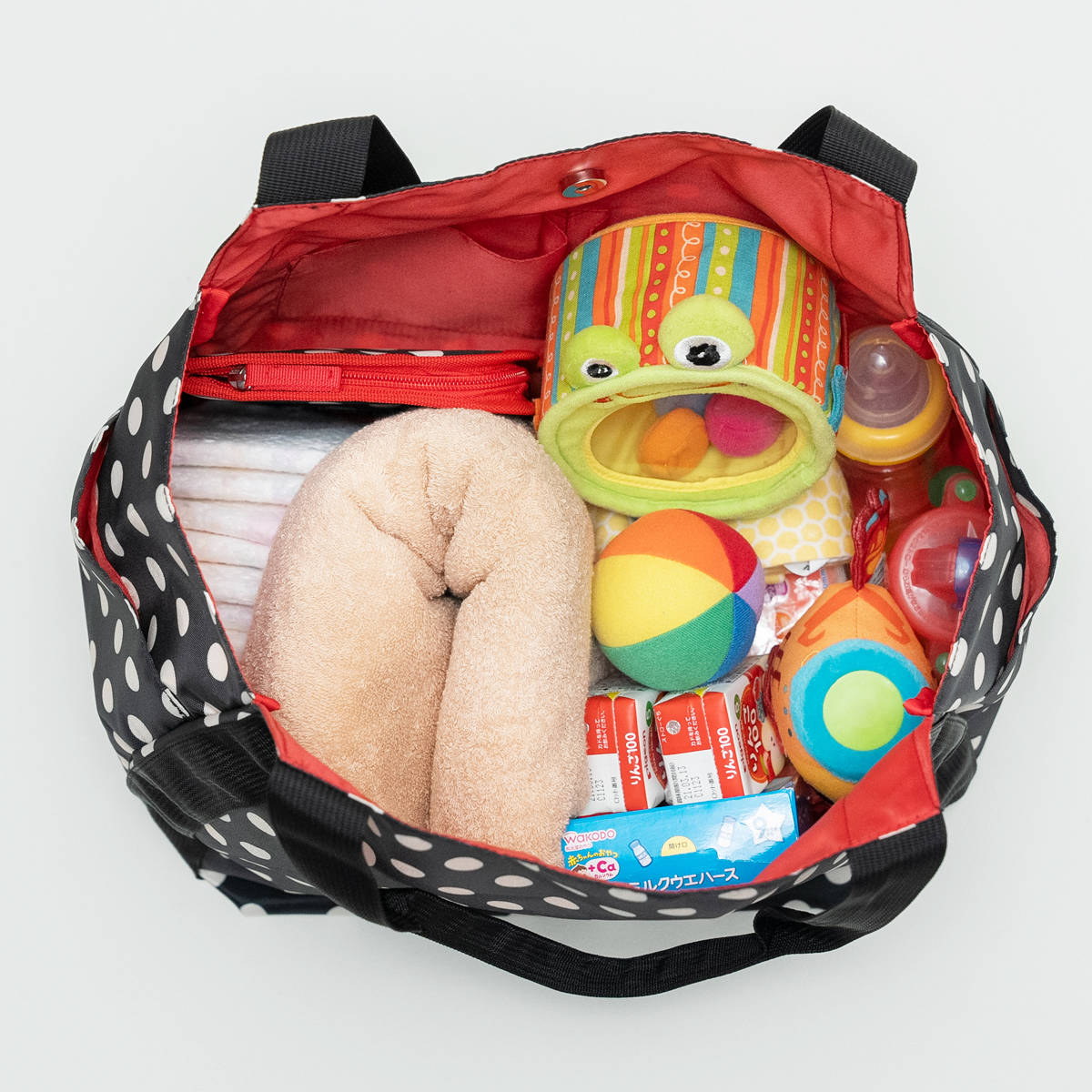 Hanna Hula（ハンナフラ） マザーズバッグ ラウンドトートバッグ