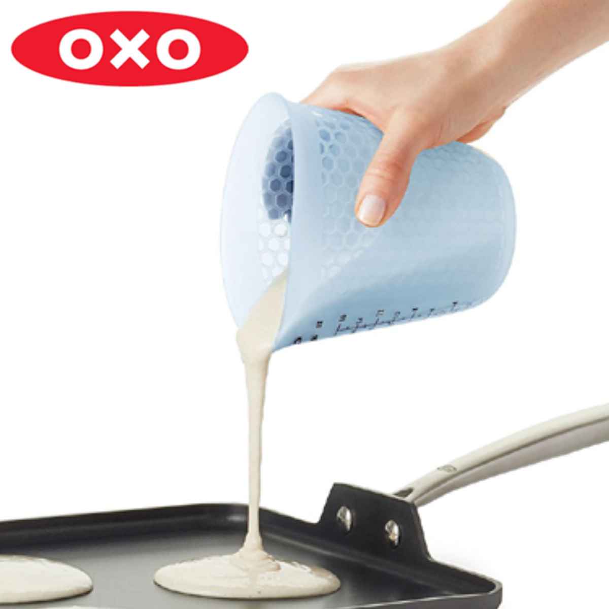 OXO シリコンメジャーカップ 中 500ml 計量カップ （ 計量器具 電子レンジ対応 食洗機対応 ） :275491:リビングート ヤフー店 -  通販 - Yahoo!ショッピング