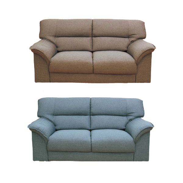 ソファ 2人掛け 脚取り外し可能 ローソファ 2WAY ファブリック 幅128cm