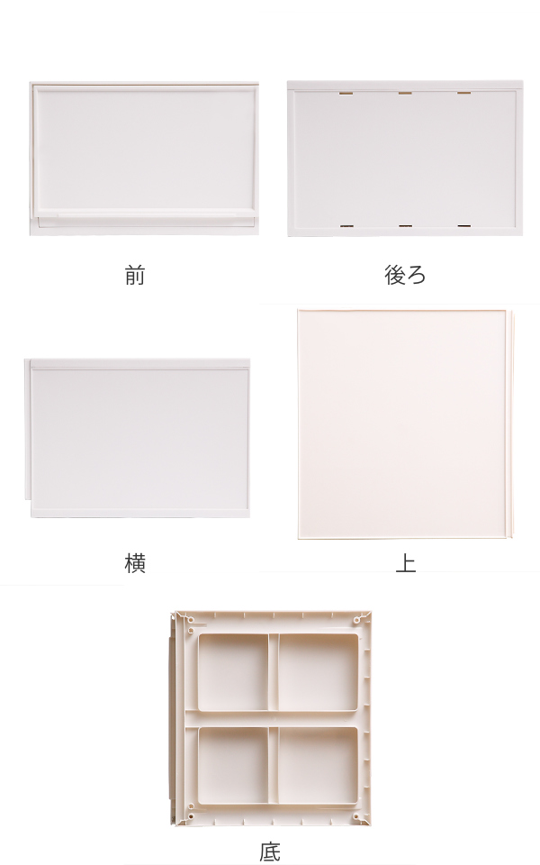 SANKA（サンカ） 収納ケース ナチュラ クリアモジュール ワイドL 幅