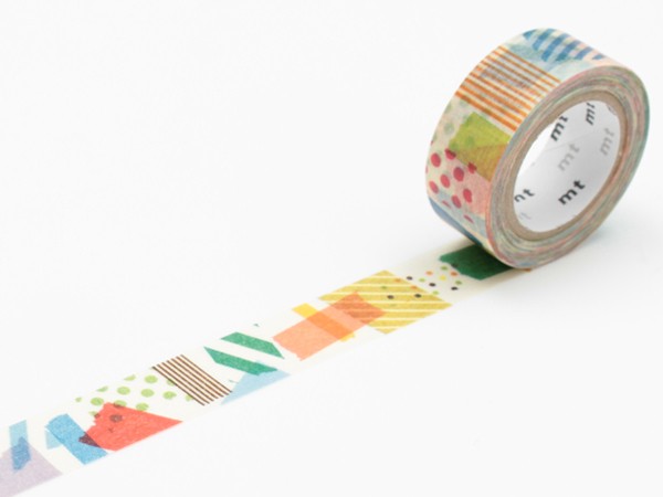 マスキングテープ mt for kids ぺたぺた 幅15mm （ カモ井加工紙