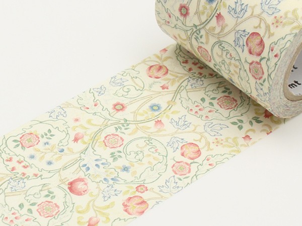 マスキングテープ mt 幅広 ウィリアム・モリス Mary Isobel （ マステ