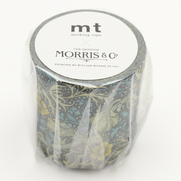 マスキングテープ mt 幅広 ウィリアム・モリス seaweed （ マステ 和