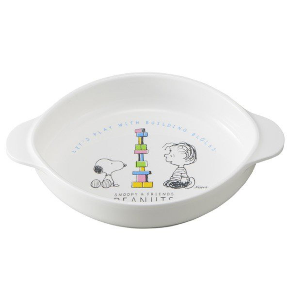 OSK（オーエスケー） 小皿 スヌーピー 子供用 食洗機対応 日本製
