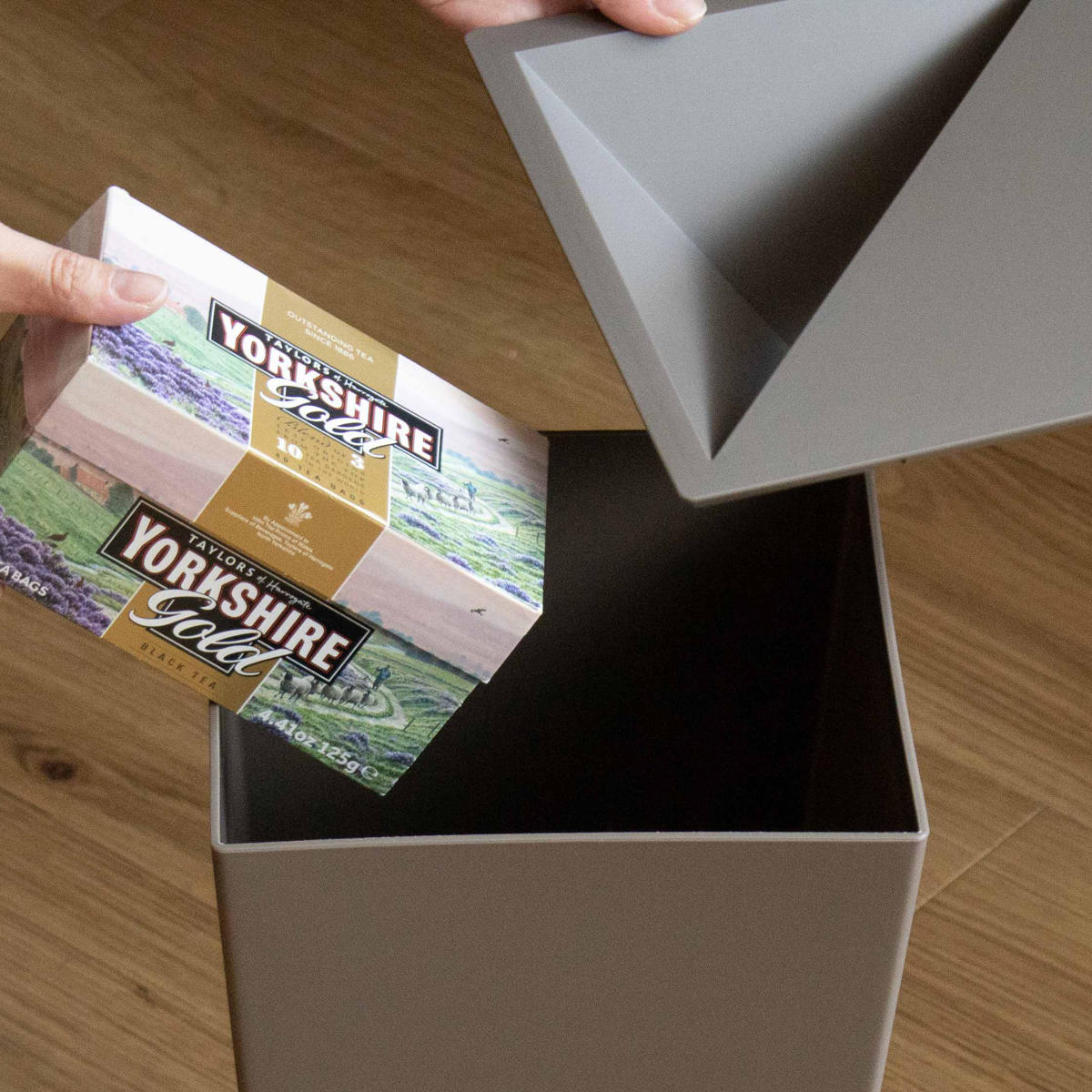 TONBO（新輝合成） ゴミ箱 9L 角型 ふた付き ユニード カクス