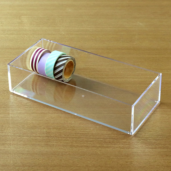 クリアケース 収納ケース 約 幅21.2×奥行10.1×高さ5.4cm 15個セット
