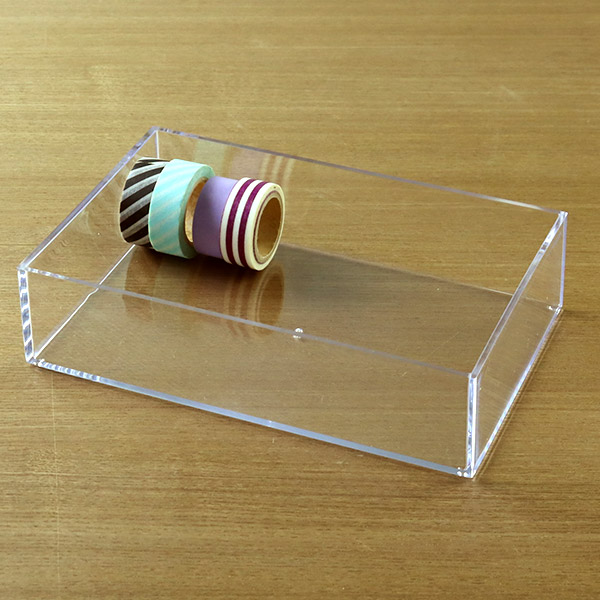 クリアケース 収納ケース 10個セット 約 幅20.3×奥行14.2×高さ5.3cm
