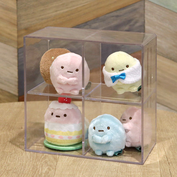 小物ケース 収納ケース 4分割 12個セット 透明 収納 デスコシリーズ 約