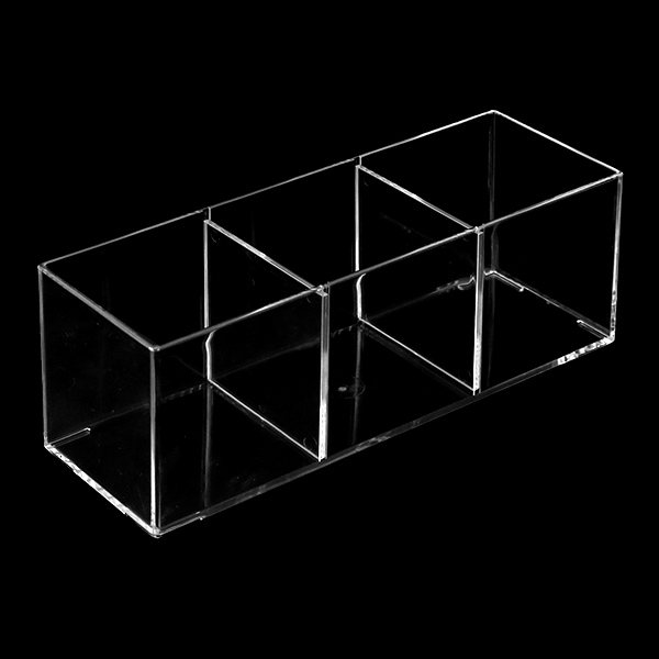 小物ケース 収納ケース 3分割 16個セット 約 幅24×奥行8.3×高さ8.6cm