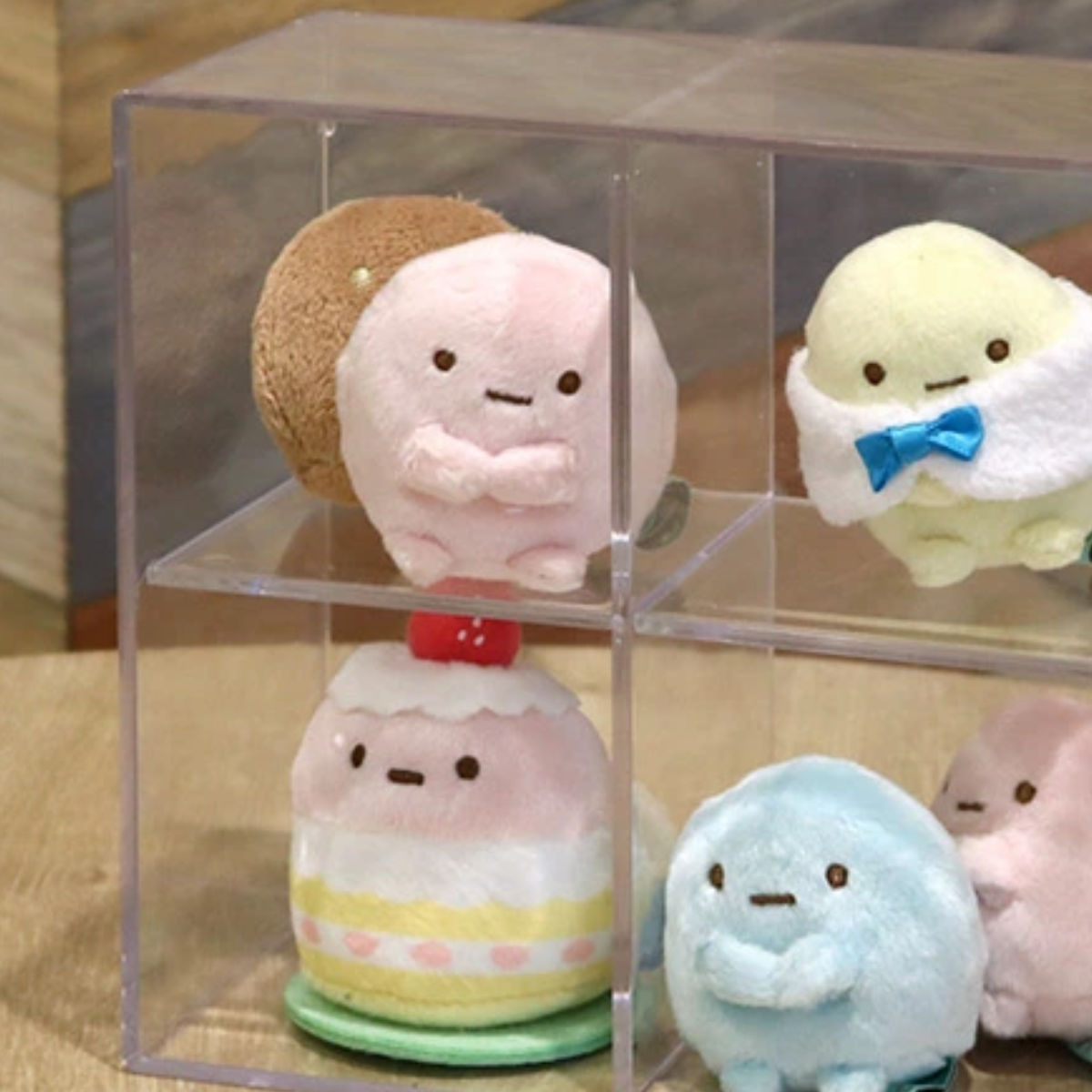 小物ケース 収納ケース 2分割 6個セット 透明 収納 デスコシリーズ 約