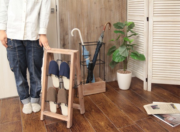 アケボノ工芸　ケンタッキーシリーズ 天然杢　スリッパラック Amazon.co.jp: サイトーウッド 木製容器 スリッパラック